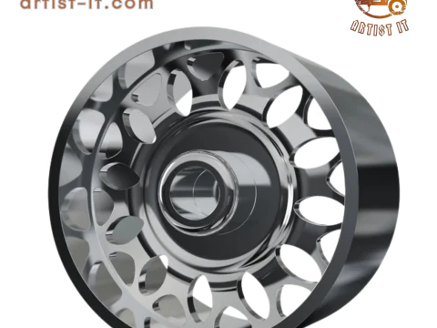 REAR forgiato Grano- DURO DUALLY WHEEL3D MODEL 3D Print Model