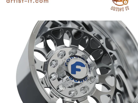 REAR forgiato Grano- DURO DUALLY WHEEL3D MODEL 3D Print Model