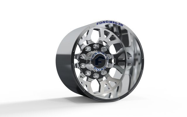REAR forgiato Maglia-D DURO DUALLY WHEEL3D MODEL 3D 프린트 모델 .c4d .max .obj .3ds .fbx .stl .blend 