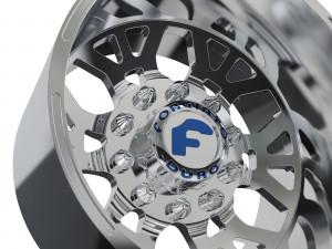 REAR forgiato Maglia-D DURO DUALLY WHEEL3D MODEL 3D 프린트 모델