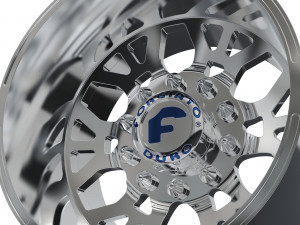 REAR forgiato Maglia-D DURO DUALLY WHEEL3D MODEL 3D 프린트 모델