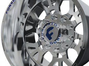 REAR forgiato Maglia-D DURO DUALLY WHEEL3D MODEL 3D 프린트 모델