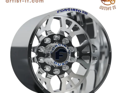 REAR forgiato Maglia-D DURO DUALLY WHEEL3D MODEL 3D Print Model