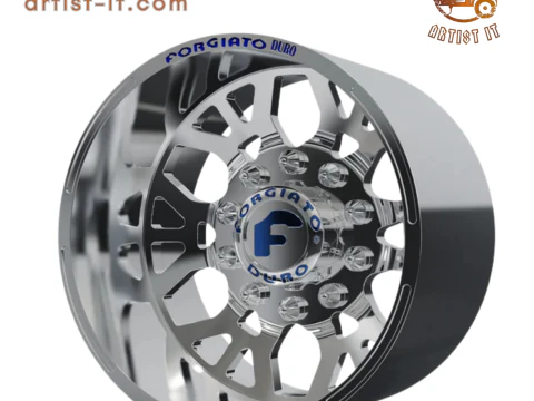 REAR forgiato Maglia-D DURO DUALLY WHEEL3D MODEL 3D Print Model