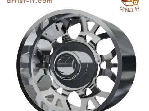 REAR forgiato Maglia-D DURO DUALLY WHEEL3D MODEL 3D Print Model