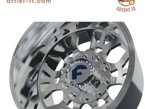 REAR forgiato Maglia-D DURO DUALLY WHEEL3D MODEL 3D Print Model