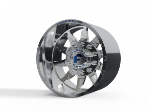 REAR forgiato Montagna DURO DUALLY WHEEL 3D MODEL 3D 프린트 모델