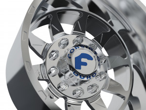 REAR forgiato Montagna DURO DUALLY WHEEL 3D MODEL 3D 프린트 모델