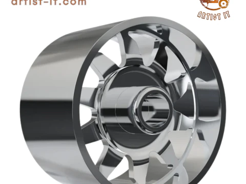 REAR forgiato Montagna DURO DUALLY WHEEL 3D MODEL 3D Print Model