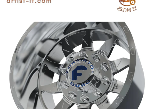 REAR forgiato Montagna DURO DUALLY WHEEL 3D MODEL 3D Print Model