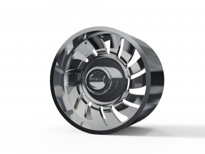 REAR forgiato Turbinata DURO DUALLY WHEEL 3D MODEL 3D 打印模型