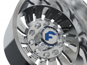REAR forgiato Turbinata DURO DUALLY WHEEL 3D MODEL 3D 打印模型