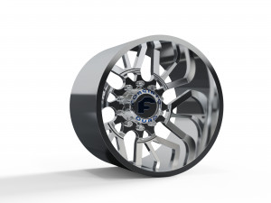 REAR forgiato Twisted Maglia-D DURO DUALLY WHEEL 3D MODEL 3D-Druckmodell