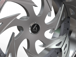 ARTIS ATOMIC WHEEL 3D MODEL 3D 打印模型