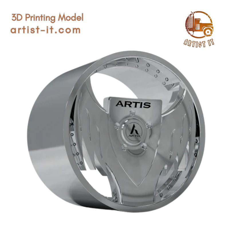 ARTIS BATMAN CONCAVE WHEEL 3D MODEL 3D Print Model .c4d .max .obj .3ds .fbx .stl .blend 
