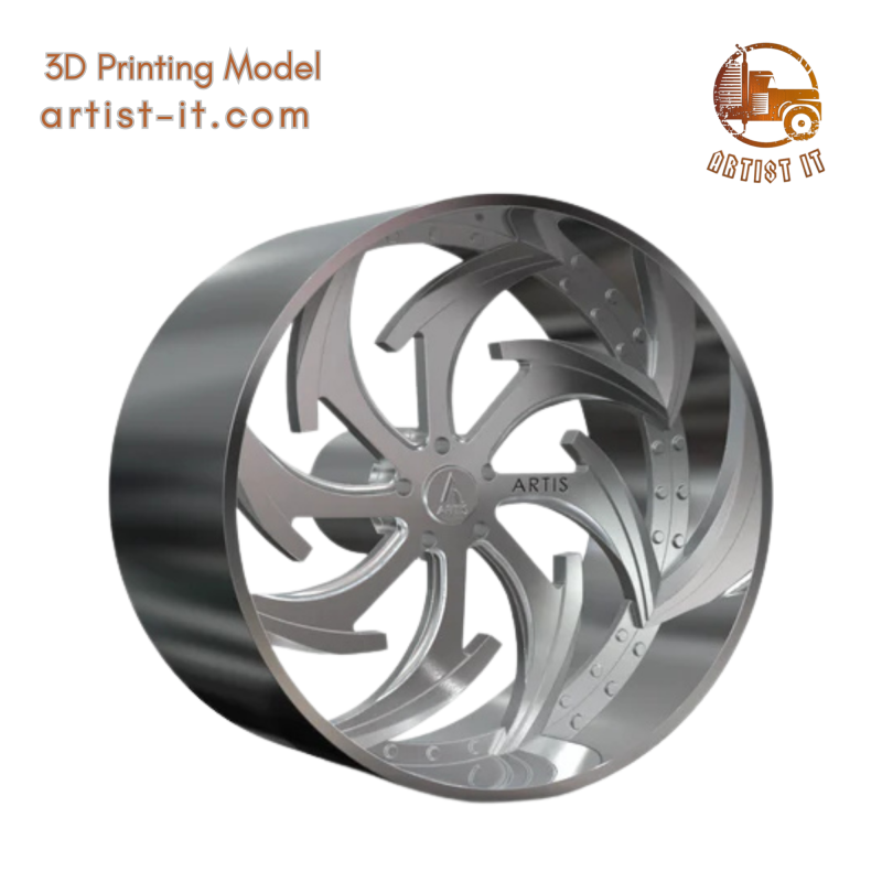 ARTIS dagger WHEEL 3D MODEL 3D Print Model .c4d .max .obj .3ds .fbx .stl .blend 