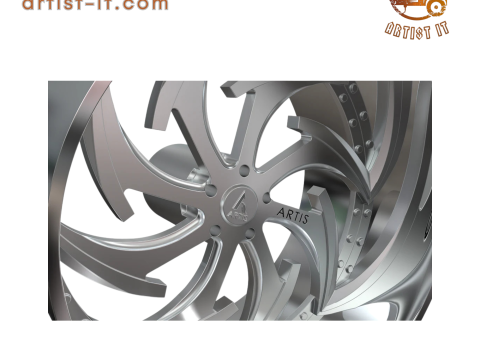 ARTIS dagger WHEEL 3D MODEL 3D Print Model