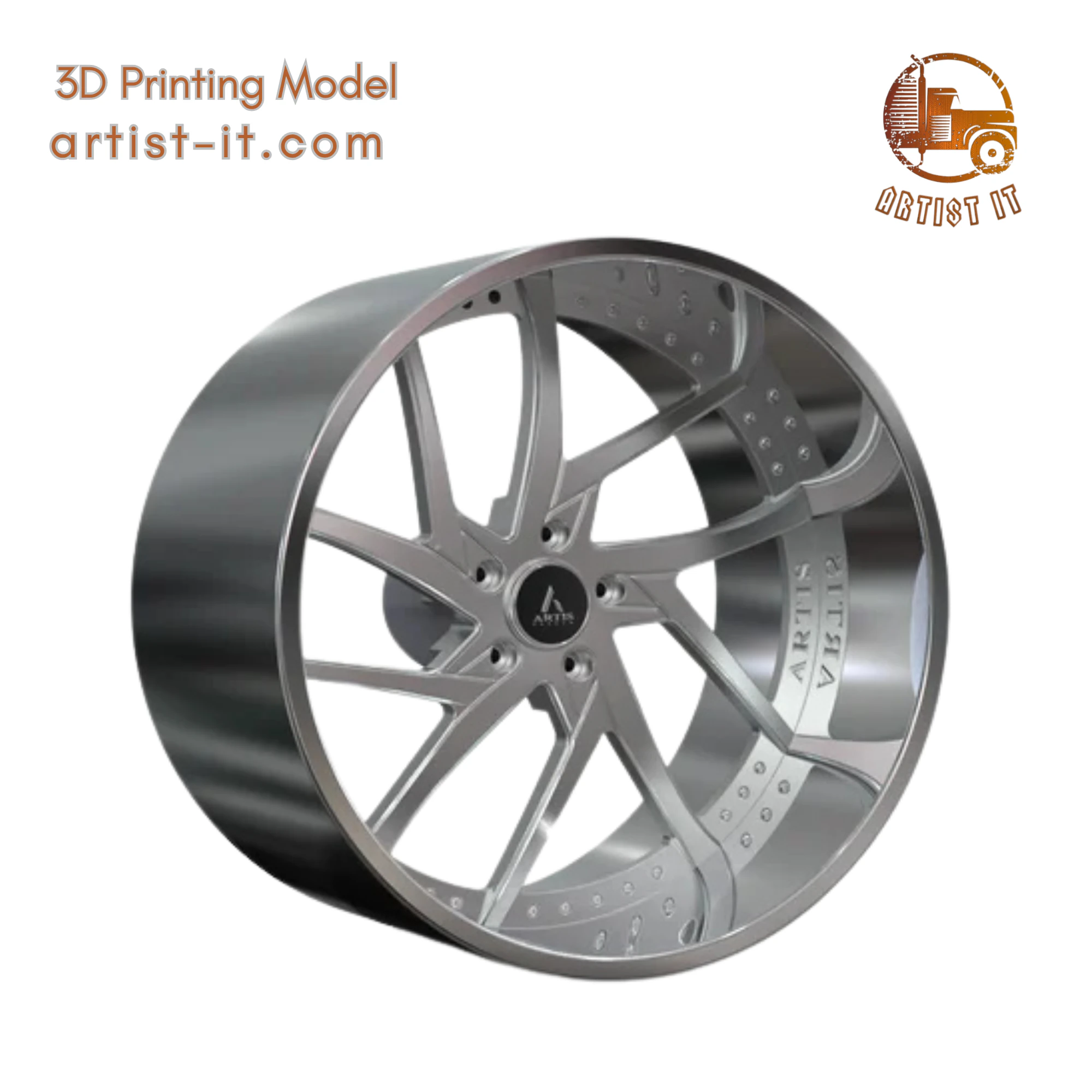 ARTIS FAIRFAX WHEEL 3D MODEL 3D Print Model .c4d .max .obj .3ds .fbx .stl .blend