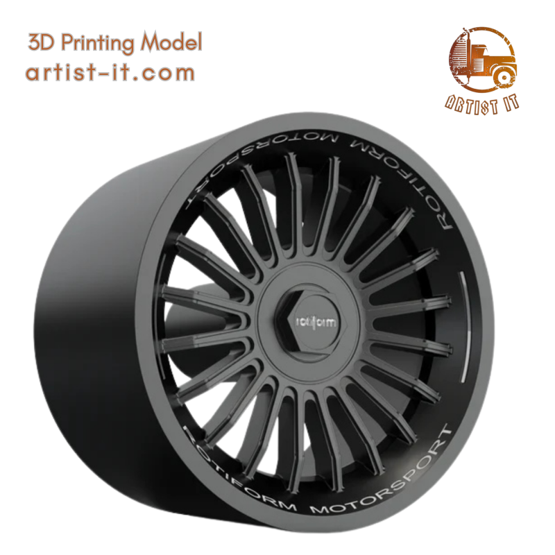 ROTIFORM BUC-MM WHEEL 3D MODEL 3D Print Model .c4d .max .obj .3ds .fbx .stl .blend