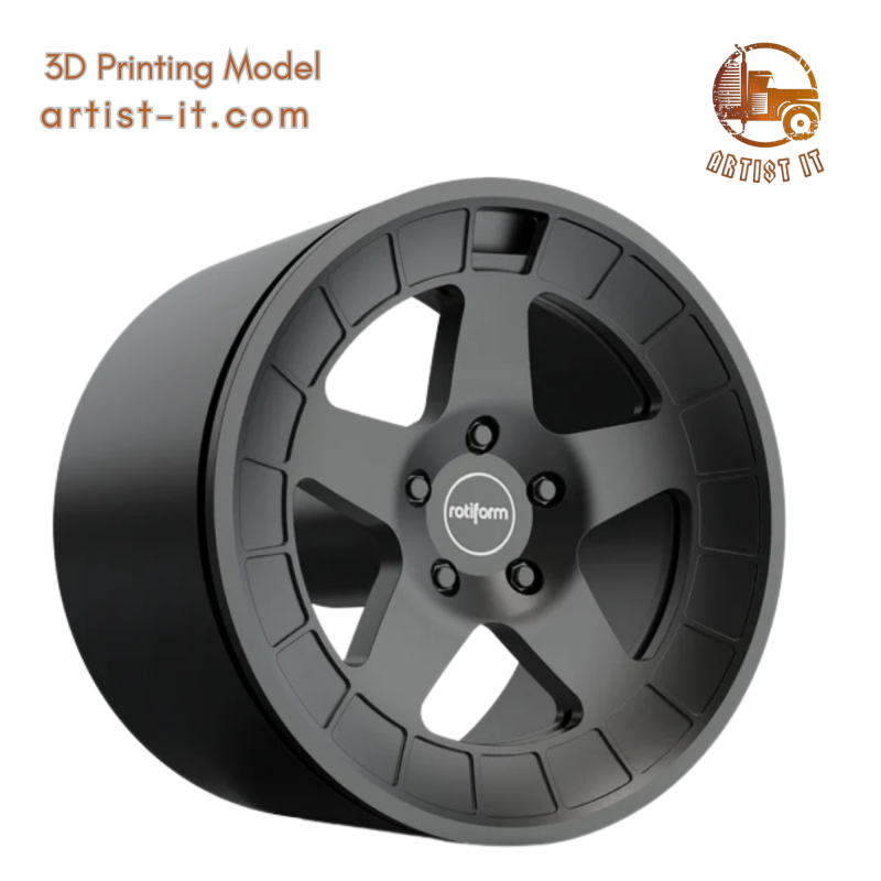 ROTIFORM ROC-F WHEEL 3D MODEL 3D Print Model .c4d .max .obj .3ds .fbx .stl .blend 