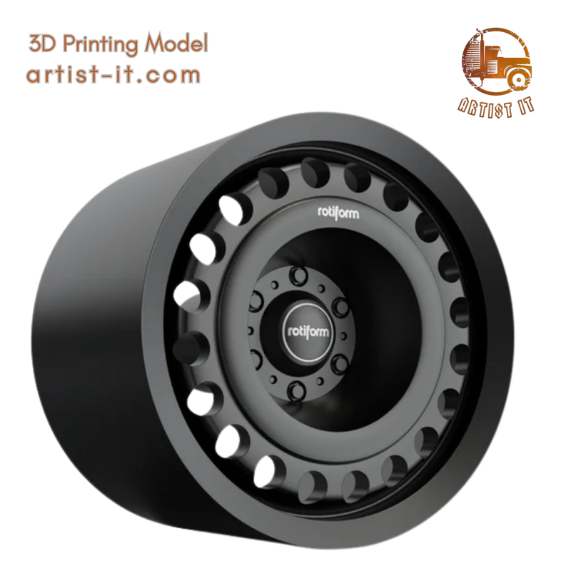 ROTIFORM STL WHEEL 3D MODEL 3D Print Model .c4d .max .obj .3ds .fbx .stl .blend 