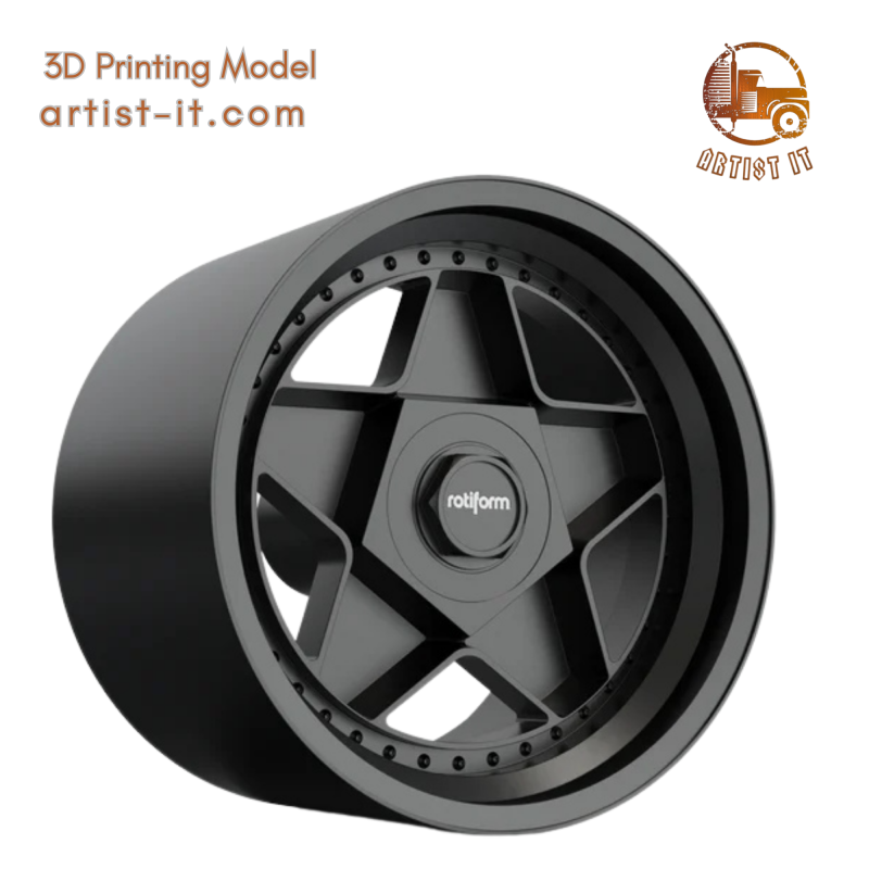 ROTIFORM TRN WHEEL 3D MODEL 3D Print Model .c4d .max .obj .3ds .fbx .stl .blend 