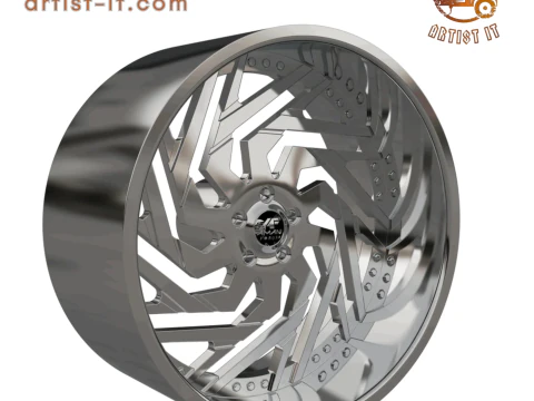 AMANI FORGED Adesso ORIGINAL FORGED WHEEL 3D MODEL 3D Print Model