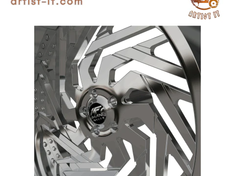 AMANI FORGED Adesso ORIGINAL FORGED WHEEL 3D MODEL 3D Print Model