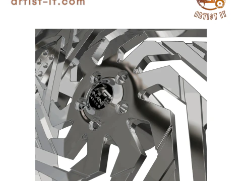 AMANI FORGED Adesso ORIGINAL FORGED WHEEL 3D MODEL 3D Print Model