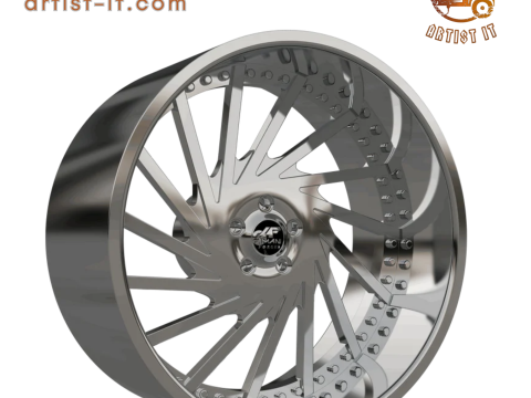 AMANI FORGED ALDO オリジナル鍛造ホイール 3Dモデル 3Dプリントモデル