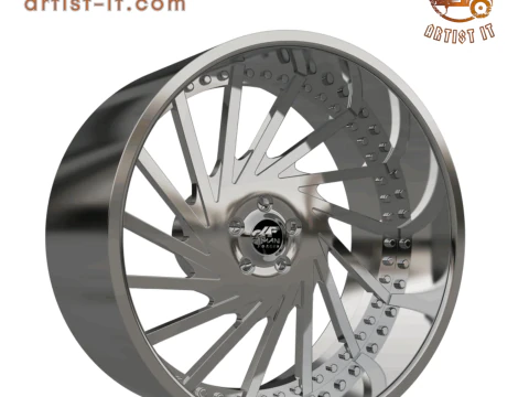 RUOTA FORGIATA ORIGINALE AMANI FORGED ALDO MODELLO 3D Modello di stampa 3D