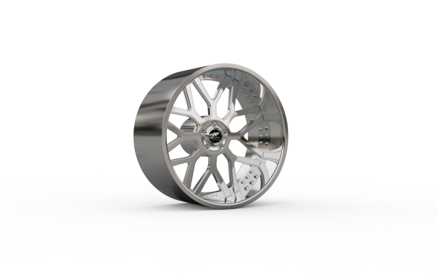 AMANI FORGED ALLORA ORIGINAL FORGED WHEEL 3D MODEL 3D Print Model .c4d .max .obj .3ds .fbx .stl .blend 