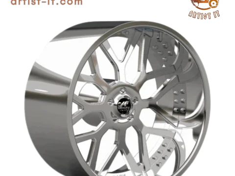 AMANI FORGED ALLORA ORIGINAL FORGED WHEEL 3D MODEL 3D Print Model