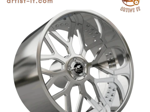 AMANI FORGED ALLORA ORIGINAL FORGED WHEEL 3D MODEL 3D Print Model