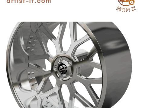 AMANI FORGED ALLORA ORIGINAL FORGED WHEEL 3D MODEL 3D Print Model