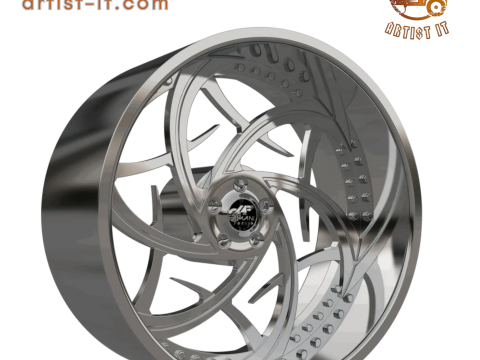 AMANI 단조 ALVA 오리지널 단조 휠 3D 모델 3D 프린트 모델