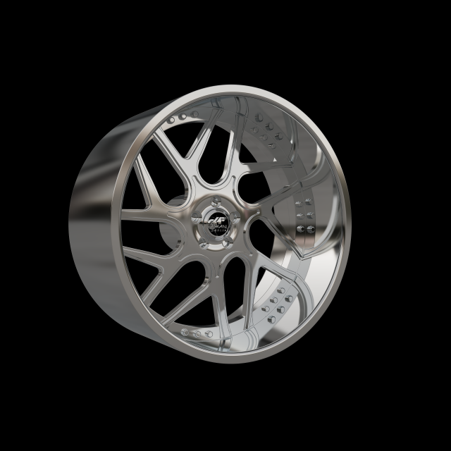 AMANI FORGED Apollo ORIGINAL FORGED WHEEL 3D MODEL 3D Print Model .c4d .max .obj .3ds .fbx .stl .blend 