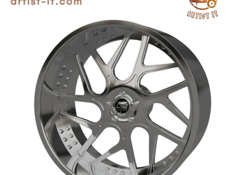 AMANI FORGED Apollo ORIGINAL FORGED WHEEL 3D MODEL 3D Print Model