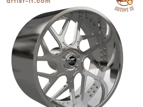 AMANI FORGED Apollo ORIGINAL FORGED WHEEL 3D MODEL 3D Print Model