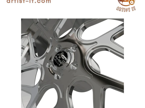 AMANI FORGED Apollo ORIGINAL FORGED WHEEL 3D MODEL 3D Print Model