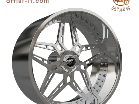 RUOTA FORGIATA ORIGINALE AMANI FORGED ARAGON MODELLO 3D Modello di stampa 3D