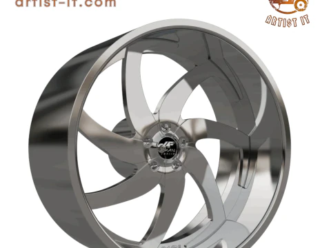 RUOTA FORGIATA ORIGINALE AMANI FORGIATA ARGON MODELLO 3D Modello di stampa 3D