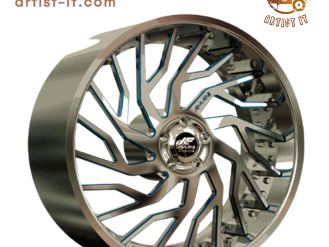 AMANI 鍛造 ARLO コンケイブ ホイール 3D モデル 3Dプリントモデル