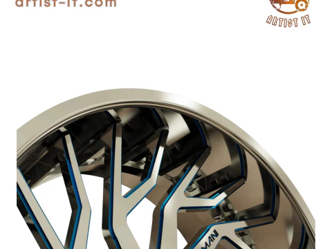 AMANI FORGED ARLO CONCAVE WHEEL 3D MODEL 3D Print Model
