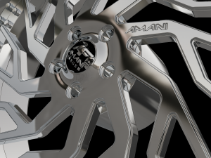 AMANI FORGED Arlo ORIGINAL FORGED WHEEL 3D MODEL 3D Принт Модель