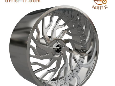 AMANI FORGED Arlo ORIGINAL FORGED WHEEL 3D MODEL 3D Print Model