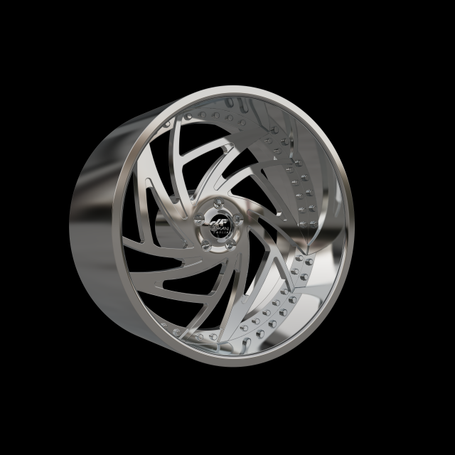 AMANI FORGED Arvini ORIGINAL FORGED WHEEL 3D MODEL 3D Print Model .c4d .max .obj .3ds .fbx .stl .blend 