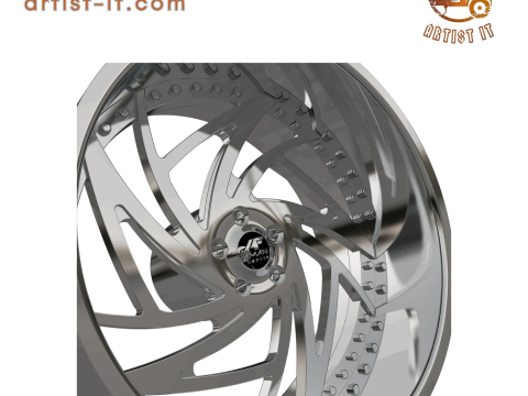 AMANI FORGED Arvini ORIGINAL FORGED WHEEL 3D MODEL 3D Print Model