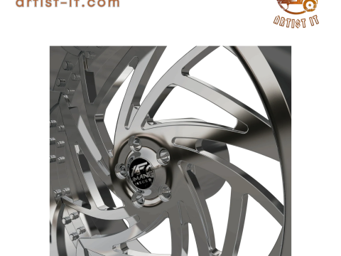 AMANI FORGED Arvini ORIGINAL FORGED WHEEL 3D MODEL 3D Print Model