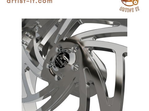 AMANI FORGED Arvini ORIGINAL FORGED WHEEL 3D MODEL 3D Print Model